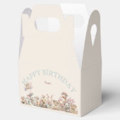 Cute Boho Animals Birthday Party Bedankdoosjes (Geopend)