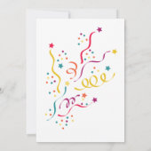 Cute Boho Baby Egeltje 1e Verjaardagsfeestje  Kaart (Achterkant)