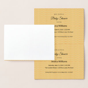 Cute Boho Baby Shower Geslacht Neutraal, Aanpasbaa Folie Kaarten