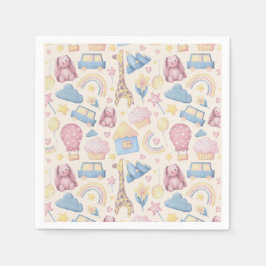 Cute Boho Baby shower Servet