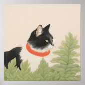 Cute Boho Cat Poster (Voorkant)