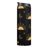 Cute Boho Celestial Seamless Pattern Gepersonalise Thermosbeker (Geroteerd rechts)