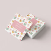 Cute Boho Cupcake Pattern Vierkante Visitekaartje