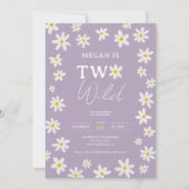 Cute boho daisy rainbow twee wild 2e verjaardag ki kaart (Voorkant)
