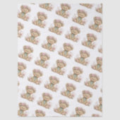 Cute Boho Dieren Verjaardagsfeestje Tissuepapier (Voorkant)