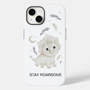 Cute Boho Dinosaurus iPhone Hoesje - Blijf Roarsom