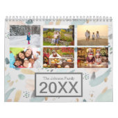 Cute Boho Family Creëer Your Ewn Photo Kalender (Hoes)
