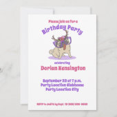 Cute Boho Floral Hippie Pug Elk jaar van de dag Kaart (Voorkant)