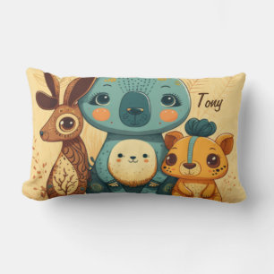 Cute boho florale konijn kussen