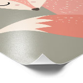 Cute Boho Fox Nursery Decor Artwork Poster (Hoek)