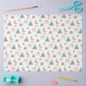 Cute Boho Patroon op Wit Tissuepapier (Craft)