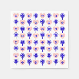 Cute boho pattern servet