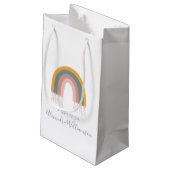 Cute Boho Rainbow a Gift van gepersonaliseerd Klein Cadeauzakje (Achterkant Gekanteld)