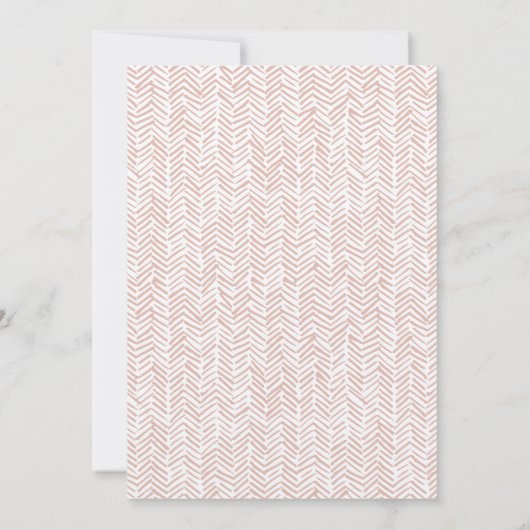 Cute Boho Rainbow Baby shower Invitation Kaart (Achterkant)