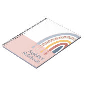 Cute Boho Rainbow Kantoor School Notitieboek (Linkerzijde)