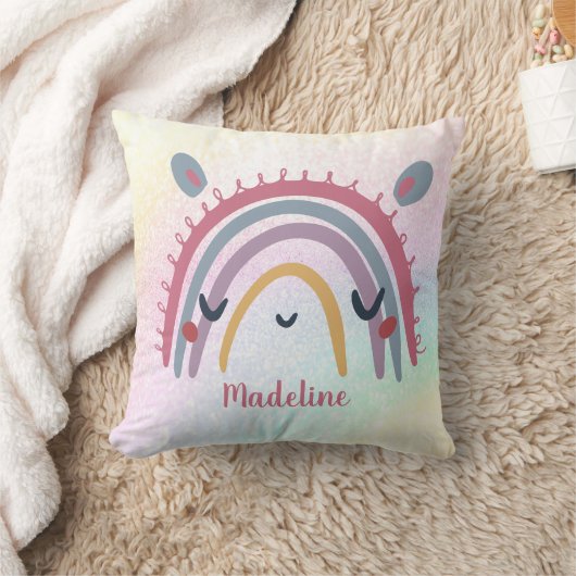 Cute Boho Rainbow Kussen (Deken)