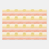 Cute Boho Rainbow Ray van Sunshine Baby shower Inpakpapier Vel (Voorkant 3)