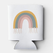 Cute Boho Rainbow Simple Baby shower Custom Blikjeskoeler (Achterkant)