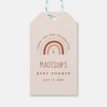 Cute Boho Rainbow Terracotta Baby shower Moon Star