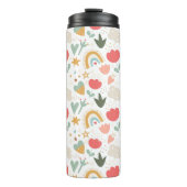 Cute Boho Rainbows, Hearts, and Flowers Thermosbeker (Voorkant)