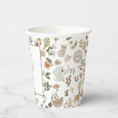 Cute Boho Safari Anamials Baby shower Paper Cups Papieren Bekers (Links)