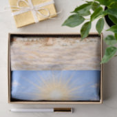 Cute Boho stijl meisjesachtige strand scene decoup Tissuepapier (Geschenk)
