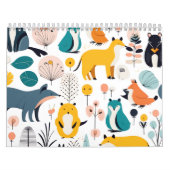 Cute Boho Woodland Dieren Teepee Kinderen Kalender (Hoes)