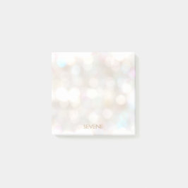 Cute Bokeh Personalized Post-it® Notes