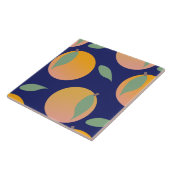 Cute Bold Jumbo Sinaasappels Tegeltje (Zijkant)