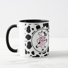 Cute “Bom Dia Muuuuu” Kawaii Cow Design Mok