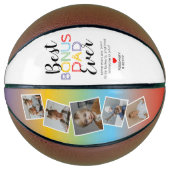 Cute Bonus Pap Vaderdag Foto Basketball Basketbal (Voorkant)