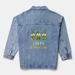 Cute Boo Boo Crew Zurse Gnomes Verpleegend Happy S Denim Jacket