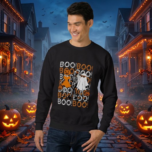 Cute Boo Crew Halloween Vrienden Sweater
