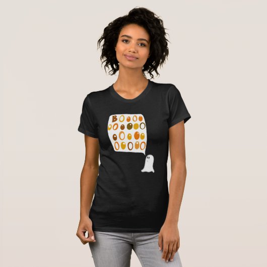 Cute 'BOO' Ghost T-shirt (Voorkant volledig)