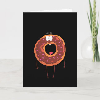 Cute Boo Halloween Donut Kaart