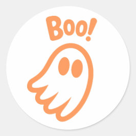 Cute Boo! - Kids Halloween Design Ronde Sticker