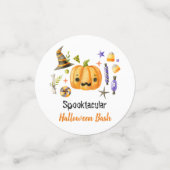 Cute Boo Pumpkin Spooktacular Halloween Bash Confetti (Kleine voorkant)