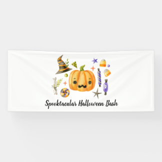 Cute Boo Pumpkin Spooktacular Halloween Bash Spandoek