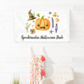 Cute Boo Pumpkin Spooktacular Halloween Bash Spandoek (Insitu)