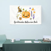 Cute Boo Pumpkin Spooktacular Halloween Bash Spandoek (Beurs)