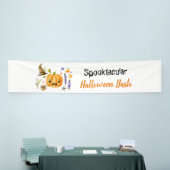 Cute Boo Pumpkin Spooktacular Halloween Bash Spandoek (Beurs)