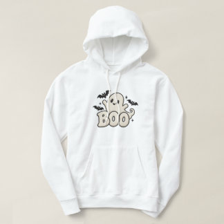 Cute Boo Vleermuizen Blijf Griezelig Halloween Tru Hoodie