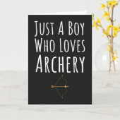 Cute Boogschietkaarten Voor Baby Jongens Kinderen  Kaart (Gele Bloem)