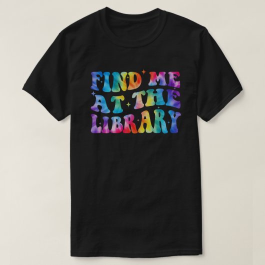 Cute Book Lover Reading Library Readers Tie Dye  T-shirt (Design voorkant)