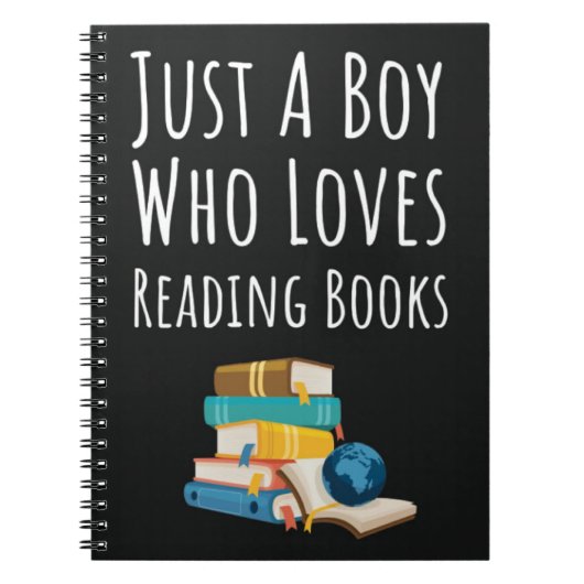 Cute Book Reading Gifts For Baby Boys Kids Reader Notitieboek (Voorkant)