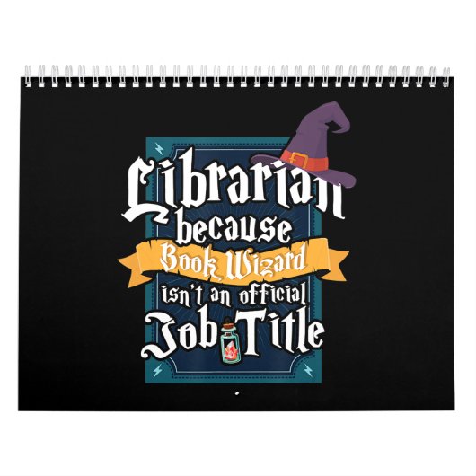 Cute Book Reading Lover Librarian Cadeau Books Kalender (Hoes)