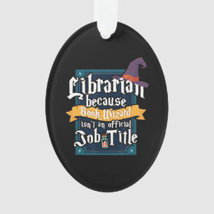 Cute Book Reading Lover Librarian Cadeau Books Ornament