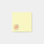 Cute book thema kleurrijke meid's post-it® notes (Voorkant)
