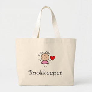 Cute Bookkeeper Canvas tas