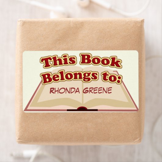 Cute Bookplate Etiket (Insitu)
